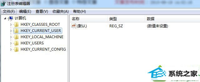 打开注册表编辑器 win10系统地址栏无法输入网址文字的解决方法